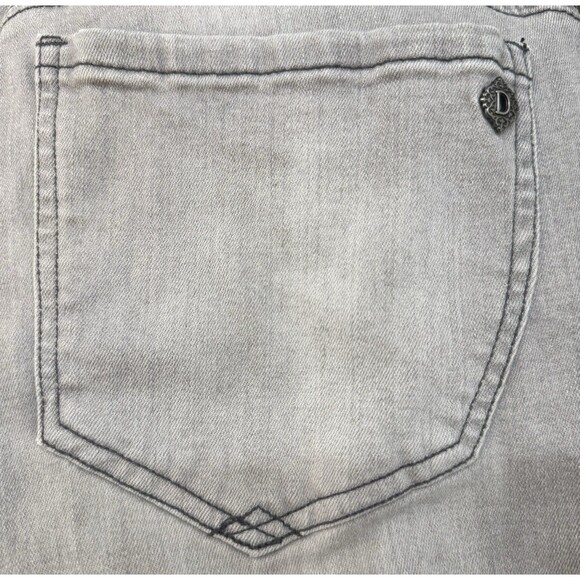 Democracy Ab-solution Gray Ankle Jeans Women’s 16 Stretch Slim Straight Mid Rise - Picture 10 of 10